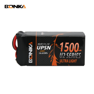 BONKA FPV 1500mAh 200C 3S UPSN Series Racing LiPo